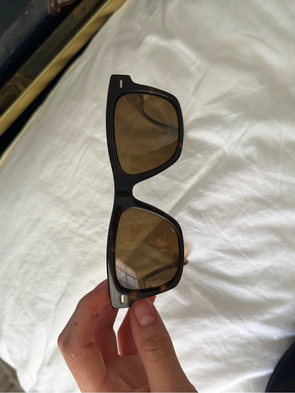 Oliver Peoples Tortoiseshell Sunglasses - Brown Lenses